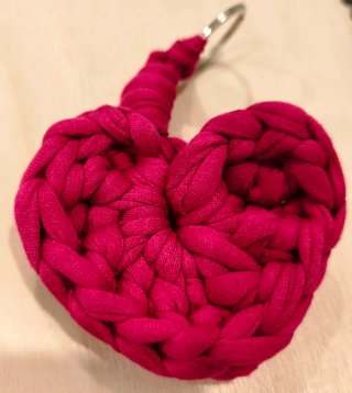 Llavero Corazón Hecho a Mano