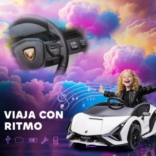 Coche Eléctrico Lamborghini Sian 12V Niños