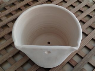 MACETA DE BARRO COCIDO para colgar