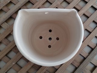 MACETA DE BARRO COCIDO para colgar