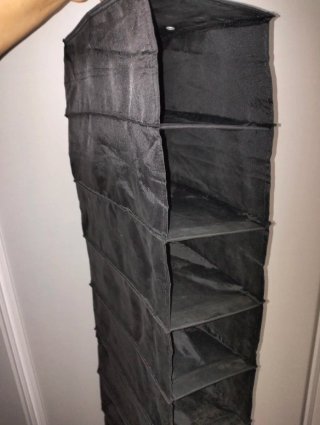 Organizador de tela negro
