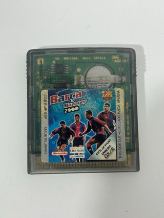 Juegos Mario Kart & Barça Manager 2000 Game Boy