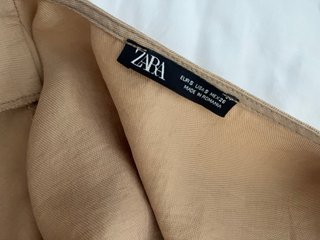 Pack 2 Vestidos Zara Talla Única Beige