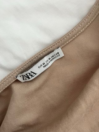 Pack 2 Vestidos Zara Talla Única Beige