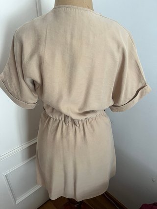Pack 2 Vestidos Zara Talla Única Beige