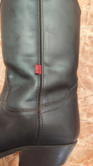 Botas de cuero Levi's negras