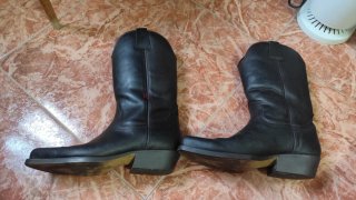 Botas de cuero Levi's negras