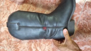 Botas de cuero Levi's negras