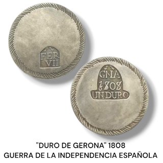 🇪🇦 2 MONEDAS ANTIGUAS DE 1808 Y 1821