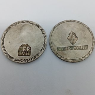🇪🇦 2 MONEDAS ANTIGUAS DE 1808 Y 1821