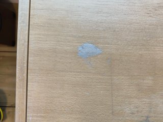 Mesa escritorio abatible de madera