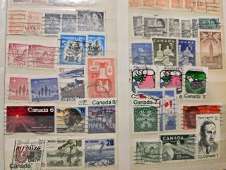 Lote Sellos Canadá