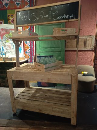Consola madera  para bar/restaurante