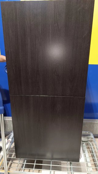 Mueble Besta Ikea negro marrón