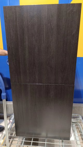 Mueble Besta Ikea negro marrón