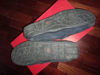 Scarpe uomo grigie scamosciate