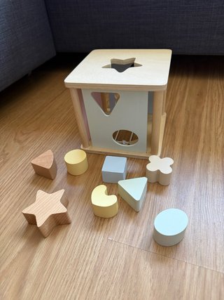 Juego de encaje de madera para bebé