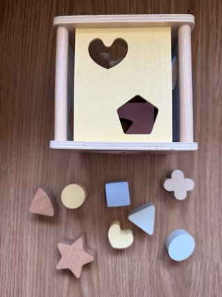 Juego de encaje de madera para bebé