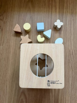 Juego de encaje de madera para bebé
