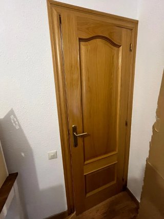 Puertas interiores roble. Provenzal curva catalana