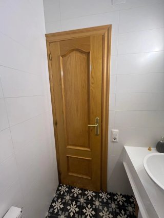 Puertas interiores roble. Provenzal curva catalana
