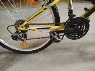 Bicicleta Montaña 24 Amarilla