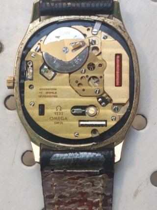 Reloj Omega De Ville Quartz Vintage Dorado