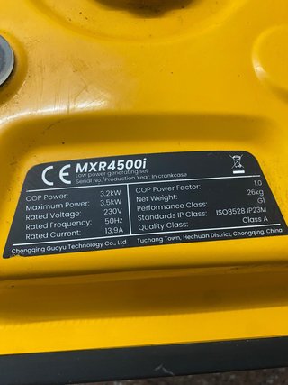 Generador Eléctrico Maxpeedingrods MXR4500i