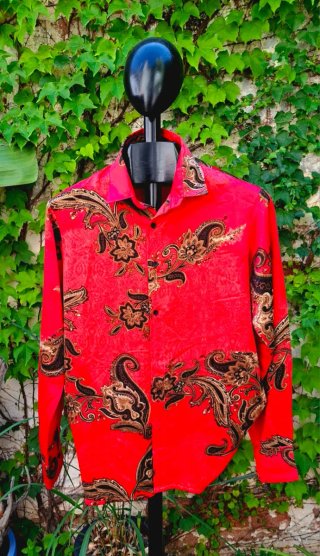 Camisa Seda Cupro Unisex