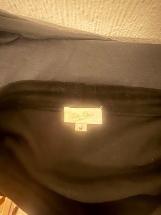 Conjunto Falda Negra y Camisa Rayas Rosas