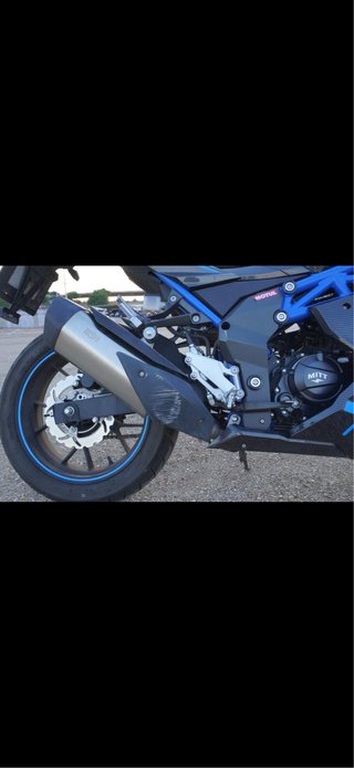 MITT GP1 125cc Carbono y Azul