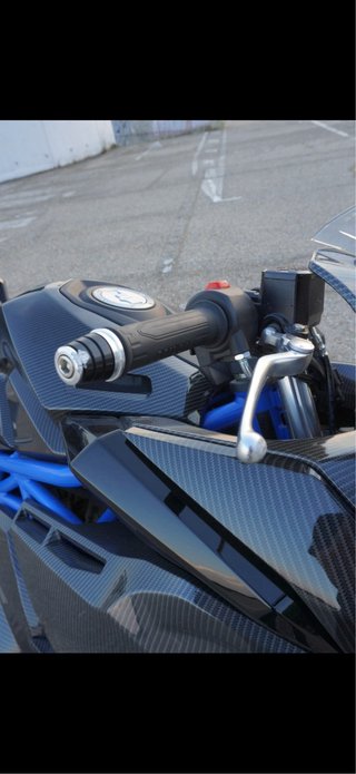 MITT GP1 125cc Carbono y Azul