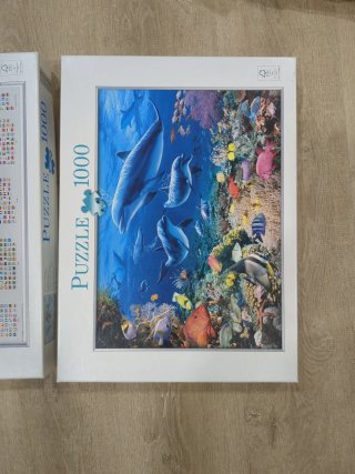 3 Puzzles 1000 Piezas Completos de 50 x 70 cm.