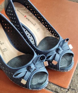 Zapatos Kiss Kriss Azul Mujer