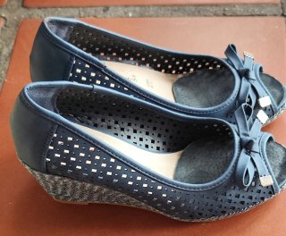 Zapatos Kiss Kriss Azul Mujer