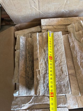 Plaqueta decorativa imitación piedra