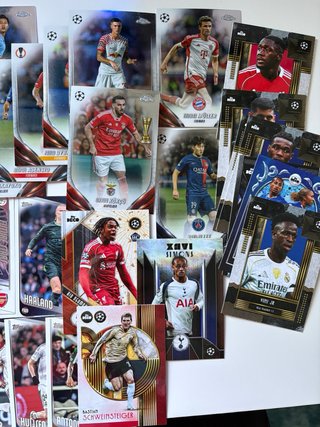 Lote cartas fútbol Topps
