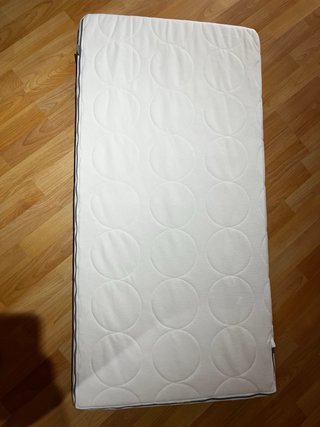 Colchón de cuna y protector 120x60 cm