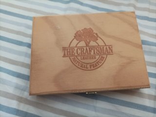 Cartera de hombre de cuero marrón