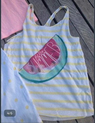 Lote 5 camisetas 6 años Kiabi
