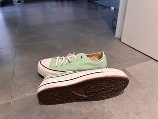 Converse plataforma verde