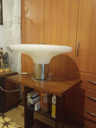 Lámpara sobremesa Space Age XL. 70s