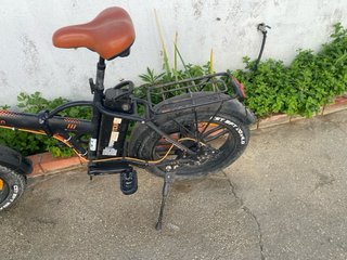 Bicicleta Eléctrica Fat Bike Negra