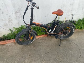 Bicicleta Eléctrica Fat Bike Negra