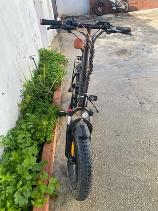 Bicicleta Eléctrica Fat Bike Negra