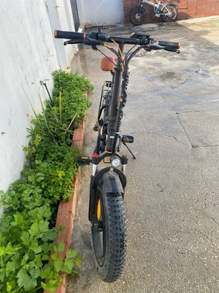 Bicicleta Eléctrica Fat Bike Negra