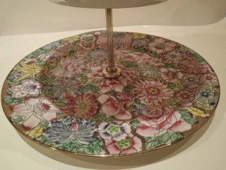 Frutero Spode Morris 3 pisos floral