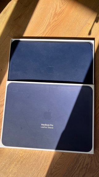 Funda Piel Azul MacBook Pro 13 Apple