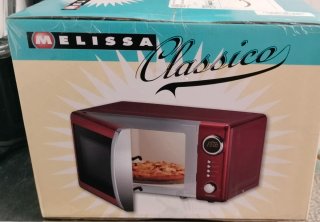 Microondas Melissa Classico Rojo Retro