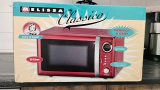 Microondas Melissa Classico Rojo Retro